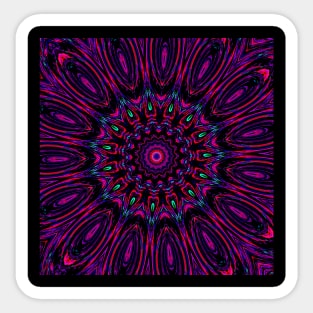 Dark sinister kaleidoscope Sticker